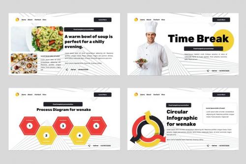 Wenake - Food &amp; Beverages Powerpoint Template