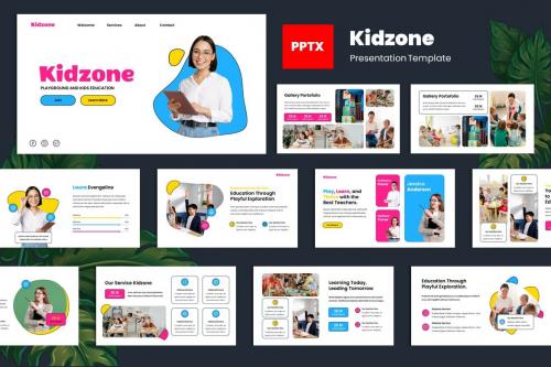 Kidzone - Kids Education Powerpoint Template