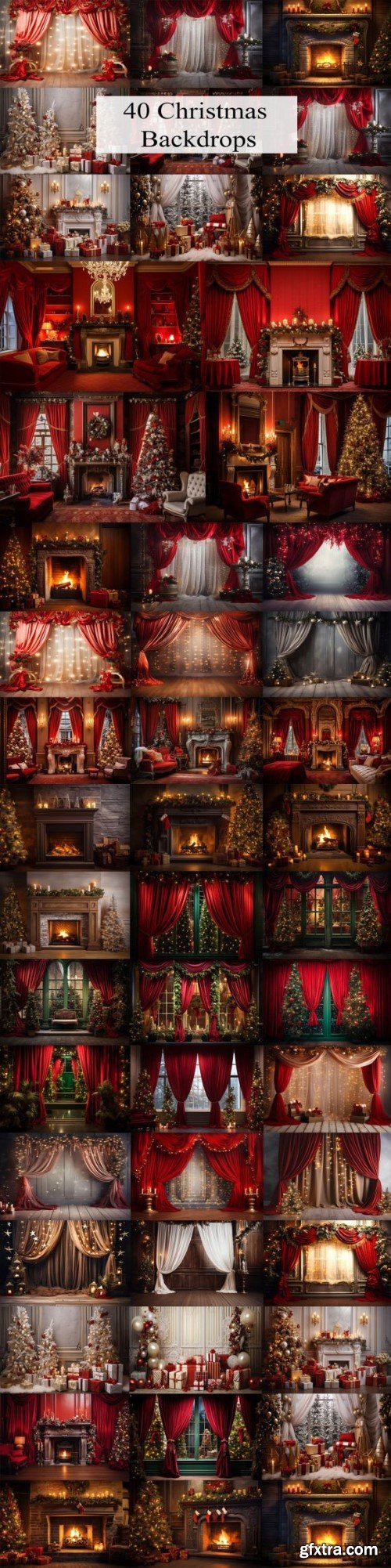 Christmas Digital Backdrops