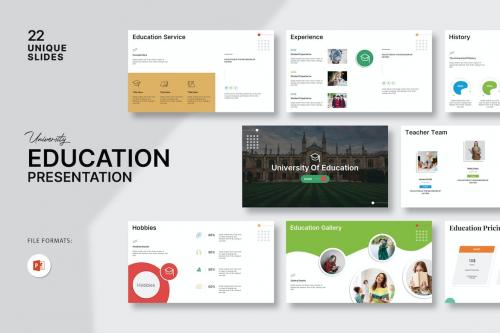 University Education PowerPoint Template