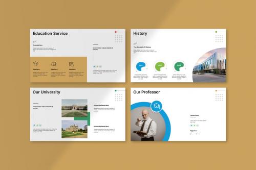 University Education PowerPoint Template