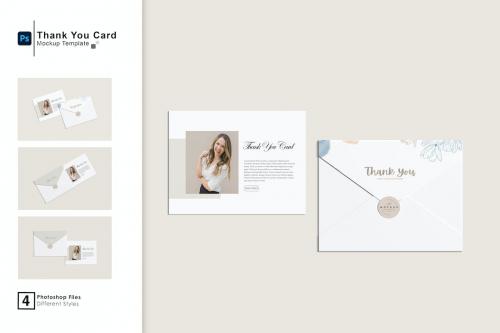 Thank You Card Mockup