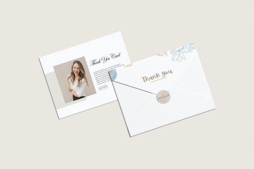 Thank You Card Mockup