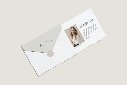 Thank You Card Mockup