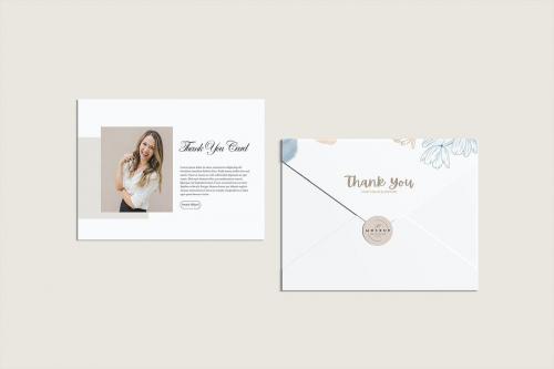 Thank You Card Mockup