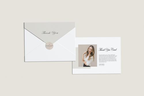 Thank You Card Mockup