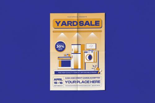 Yard Sale Flyer Poster Template