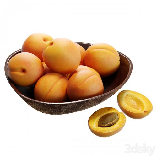 Food Set 13 / Bowl with Apricots