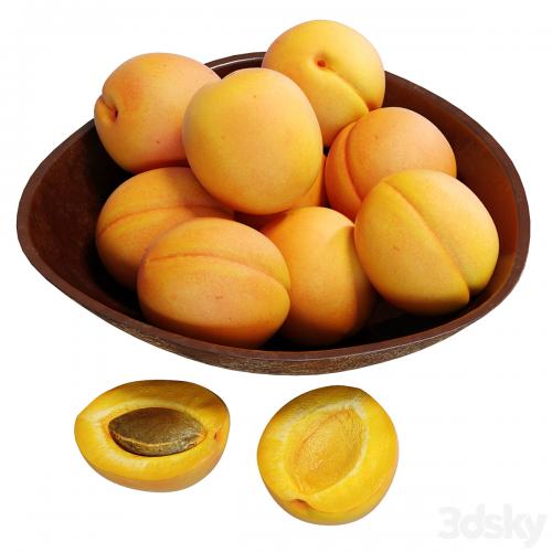 Food Set 13 / Bowl with Apricots