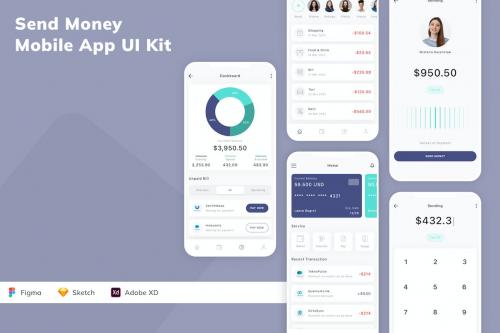 Send Money Mobile App UI Kit