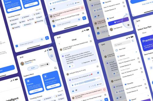 Brain - AI Assistant Chat Bot Mobile App