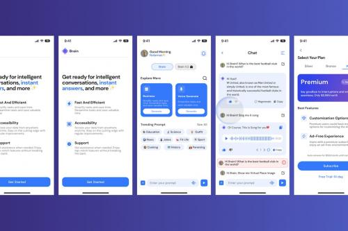 Brain - AI Assistant Chat Bot Mobile App