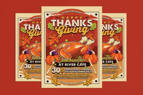 Thanksgiving Celebration Flyer