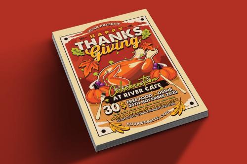 Thanksgiving Celebration Flyer