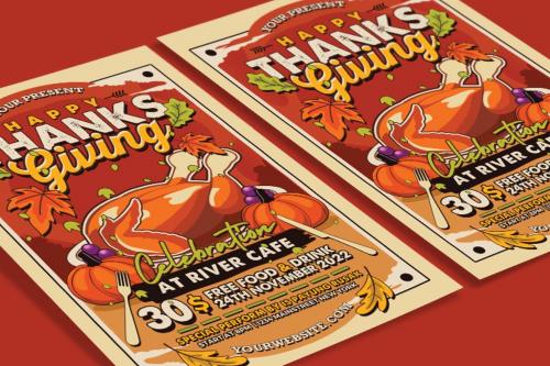 Thanksgiving Celebration Flyer