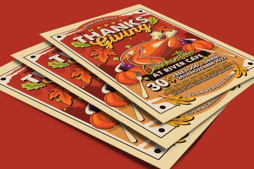 Thanksgiving Celebration Flyer