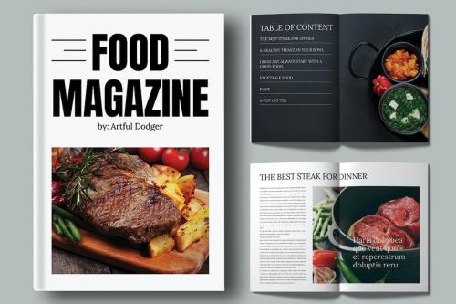 Food Magazine Template