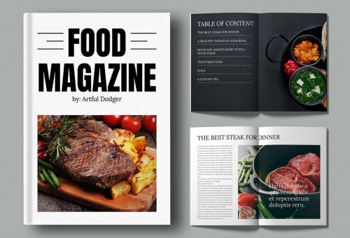 Food Magazine Template