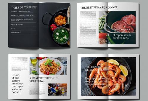 Food Magazine Template