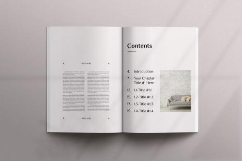 E-Book Brochure Template