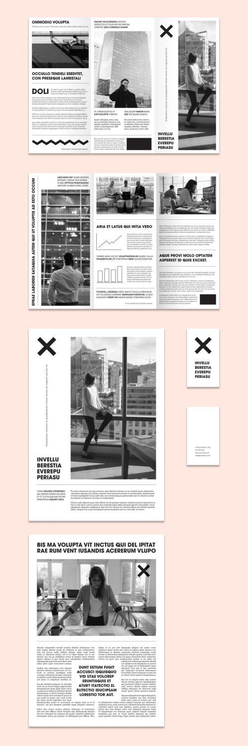 Business Promotion Layout Set - 295954052