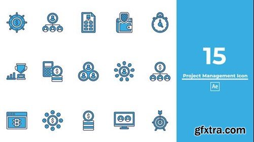 Videohive Project Management Icon After Effects 49456102