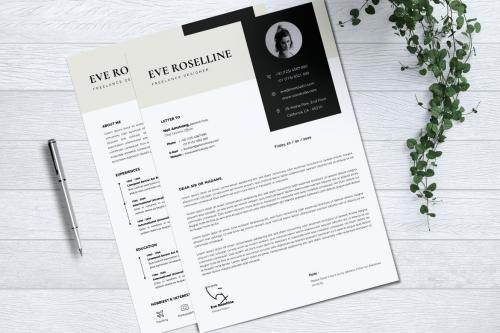 Minimalist CV Resume Vol. 18