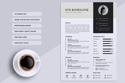 Minimalist CV Resume Vol. 18