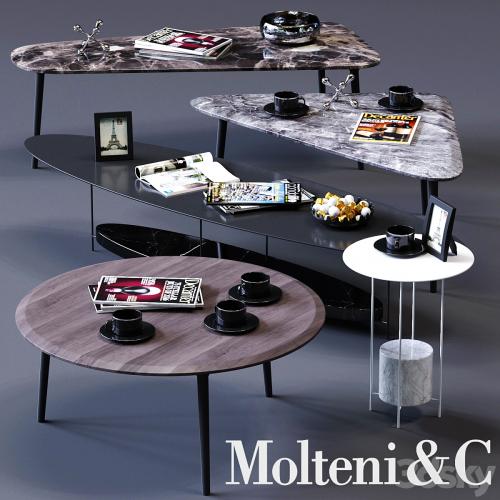 Molteni&amp;C Coffee Tables Set 02