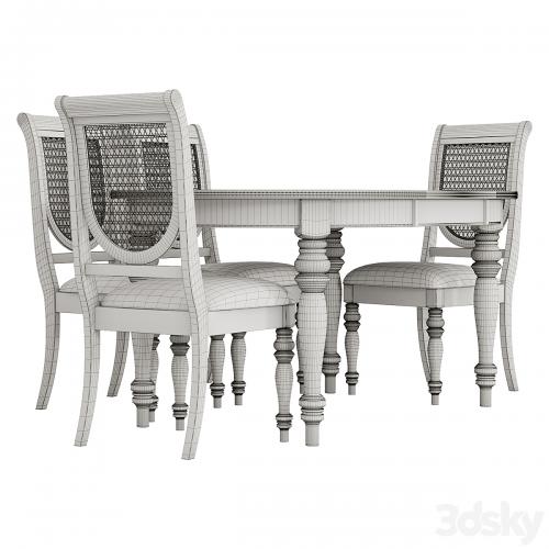 Dining Group LIFESTYLE-Table and Chairs VICTORIA TOBACCO (02)