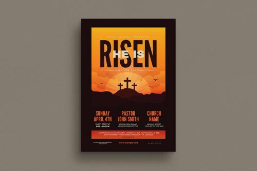 He is Risen Church Flyer