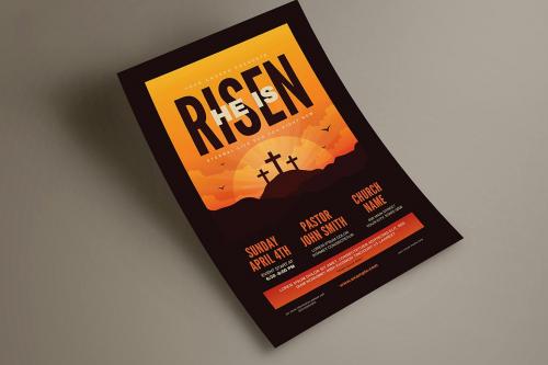 He is Risen Church Flyer