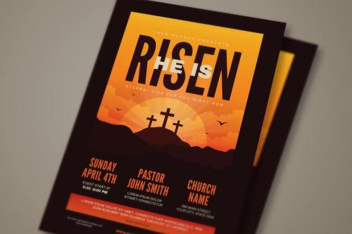 He is Risen Church Flyer