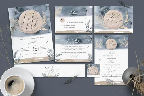 Watercolor Wedding Invitation