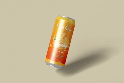 Soda Can Mockup