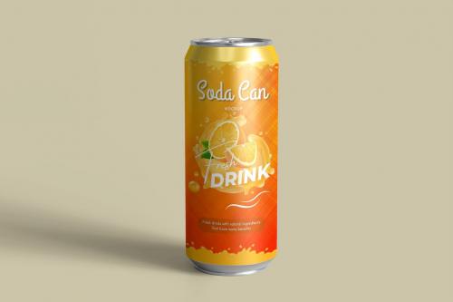 Soda Can Mockup