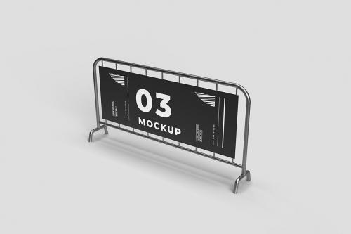 Barrier Banner Mockup