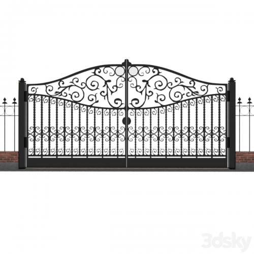 Classic gate and fence