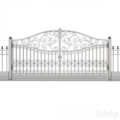 Classic gate and fence