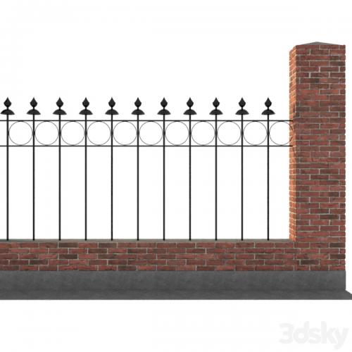 Classic gate and fence