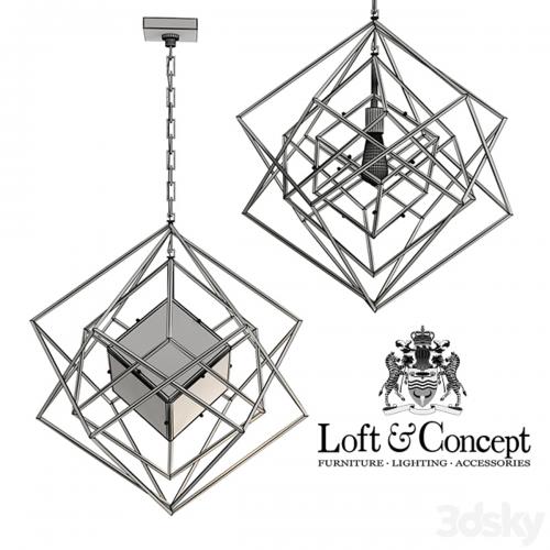 Chandelier Cubist Small Chandelier Black