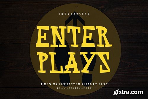 Enter Plays - Font WMEVQR2