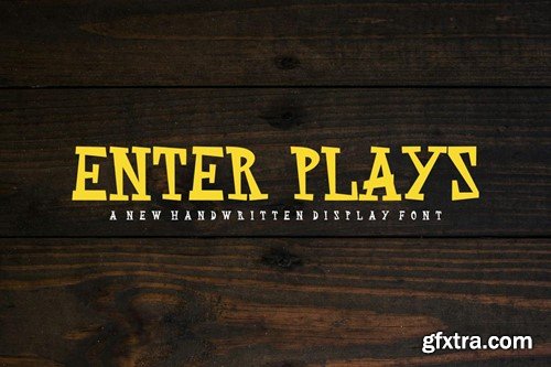 Enter Plays - Font WMEVQR2