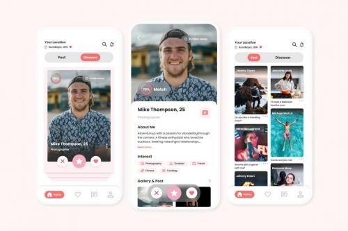 HeartSync - Social and Dating Mobile App