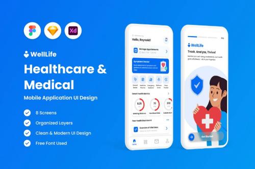 WellLife - Healthcare and Medical Mobile App