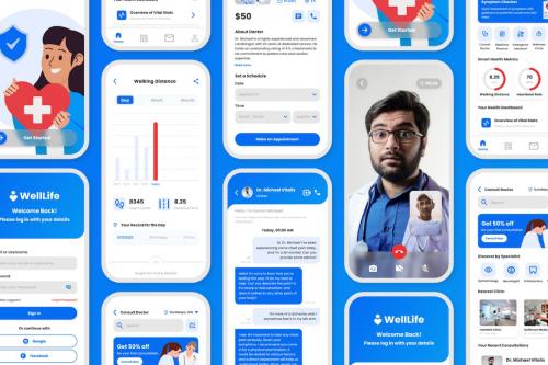 WellLife - Healthcare and Medical Mobile App