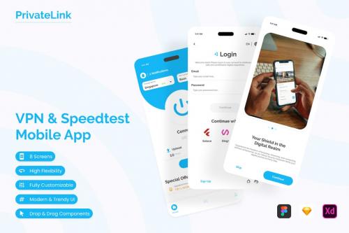 PrivateLink - VPN and Speedtest Mobile App