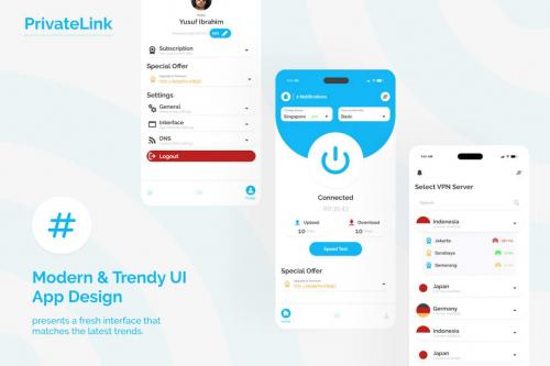 PrivateLink - VPN and Speedtest Mobile App