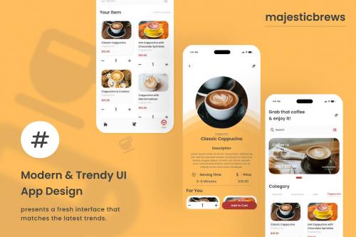 MajesticBrews - Coffee Shop Mobile App