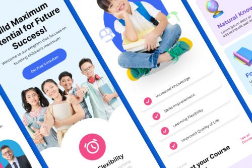 BrainyKids - Online Course Landing Page